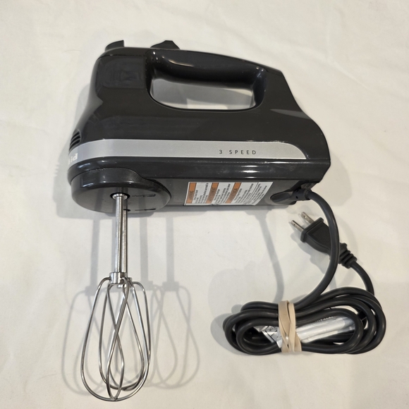 KitchenAid Charcoal Gray Hand Mixer - Picture 1 of 7